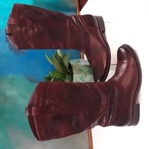 * ~*  FRYE Leather Purple Cowboy Boots *~*